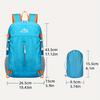 Outdoor Travel Bag Large Capacity Foldable Waterproof Backpack Lightweight Portable Adjustable Hiking Mountaineering Bag