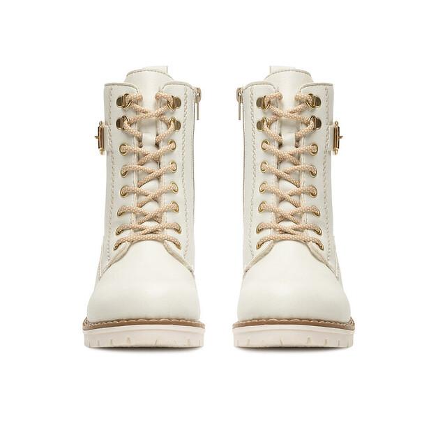 Rieker Y9126-80 Ecru Ankle Boots