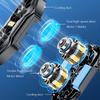 Dual Fan Mobile Phone Cooler Cable/Battery Portable Game Heat Sink Air Cooling Type-C with Blue Light for Android IOS PUBG Game