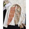 NINA SOLOR Vine Flower Double-Sided Mulberry Silk Scarf