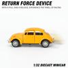 1:32 Motorcar Decoration Auto Carrying Accessories For Boy Gift Alloy Car Model Beetle Vintage Door Opening Force Children'S Toy