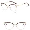 Women's Glasses Metal Eyeglass Frame Anti Blue Light New Eyeglass Frame Women's Color Matching Prescription Lenses