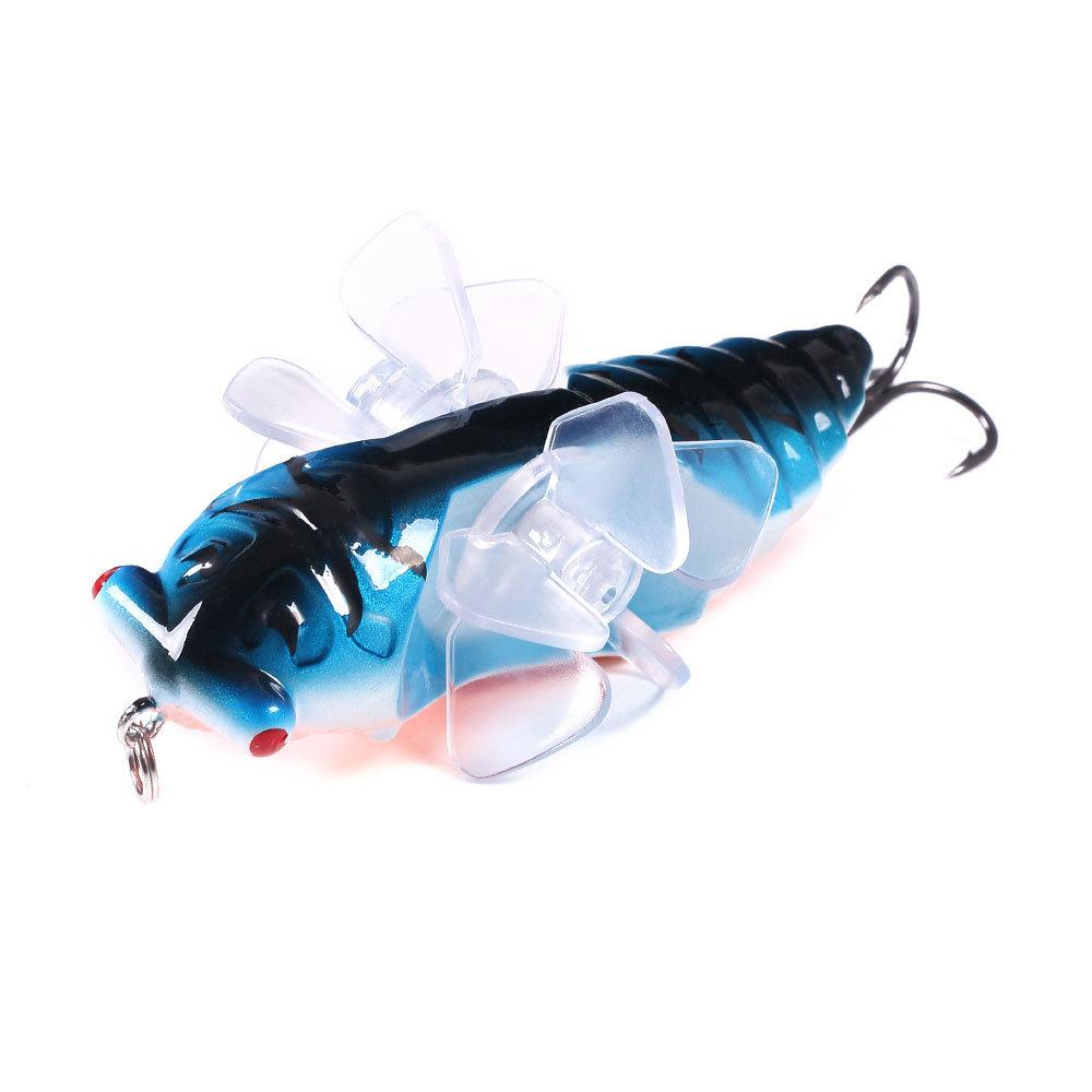 Insect Bionic Lure Bait15.5g7.5cmSurface Casting Vibration Sinking Bait for Freshwater and Saltwater Universal Bass and Mandarin