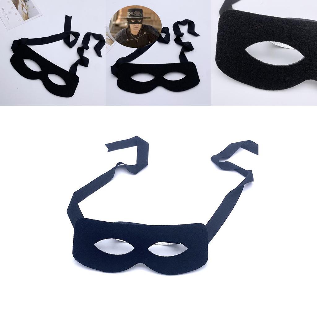 Cosplay Zorro Mask Eye Cover Fabric Material For Costume Parties And Themed Celebrations