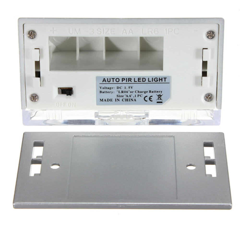 4 LED Energy Efficient Portable Wireless  Door Handle Sensor Night Light Lamp