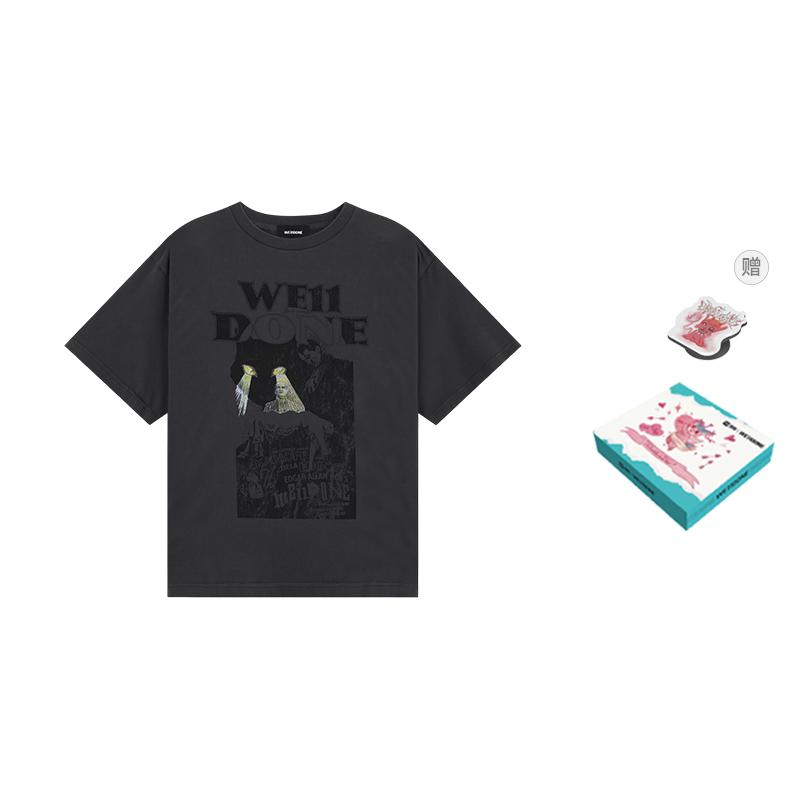 WE11DONE T-Shirts Unisex Crew Neck WD-TT2-25-777-U-CH