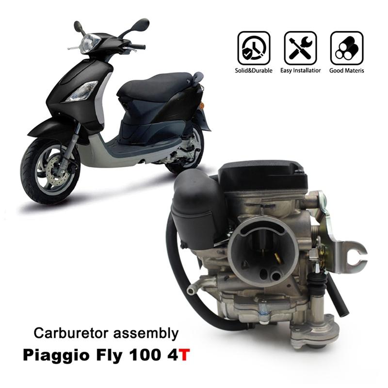 Motorcycle Carburetor Assembly CM141909 For Piaggio Fly 100 4T Motorcycle Carburetor Accessories как