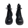 Martin Boots Women's 2025 Autumn and Winter New Small Thick-soled Heightening Short Boots, Thin British High-heeled Locomotive Boots Niche