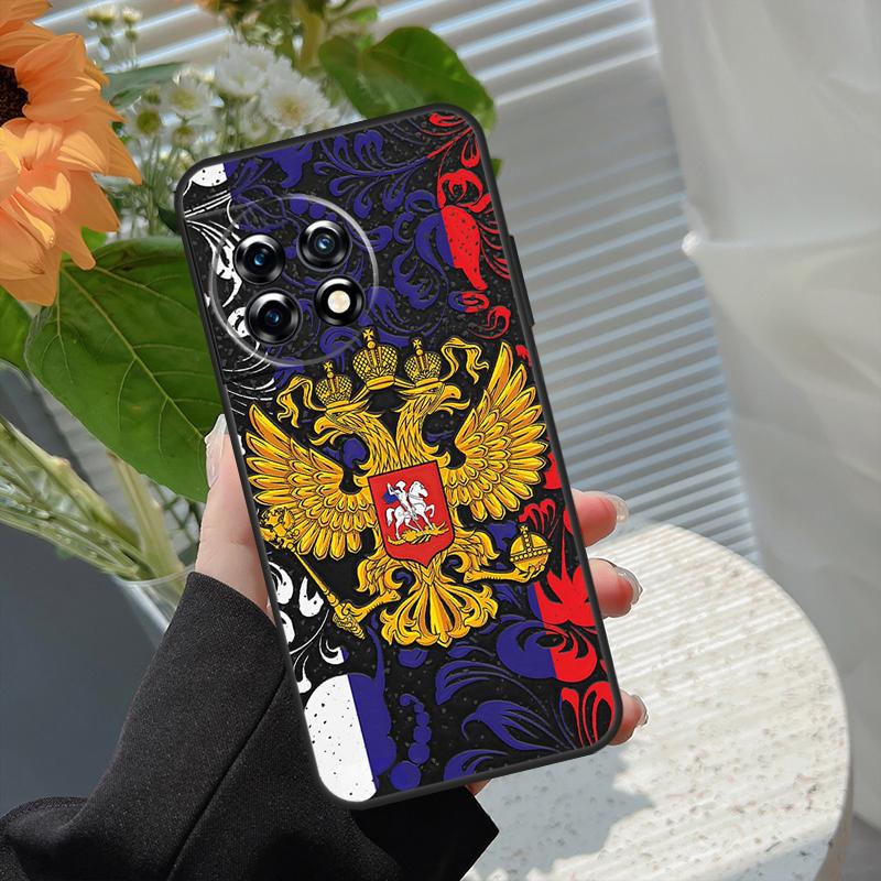 Russian Federation Flag Case For OnePlus 8 9 10 Pro 15 13 12 11 13T 13R 12R 10T 8T Nord 5 CE 2 3 4 Lite N20 N30 Cover