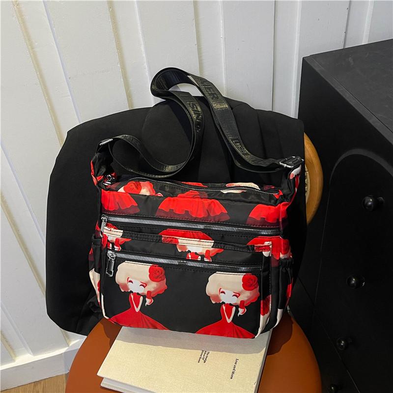 Fashion Oxford cloth shoulder messenger bag women's new large-capacity versatile casual lightweight mother bag