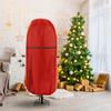 Upright Christmas Tree Cover Tear Resistant Xmas Tree Storage Cover with Drawstring Zippered Dustproof Storage Bag for 5Ft or 9Ft Standing Artificial