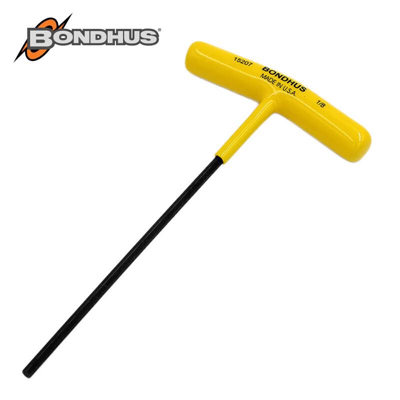 BONDHUS Imperial T-Handle Hex Wrench 1/8 inch