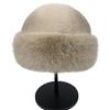 Women's Faux Mink Fur Mongolian Bucket Hat - Thick, Warm, Fashionable for Autumn & Winter, Small Face Effect