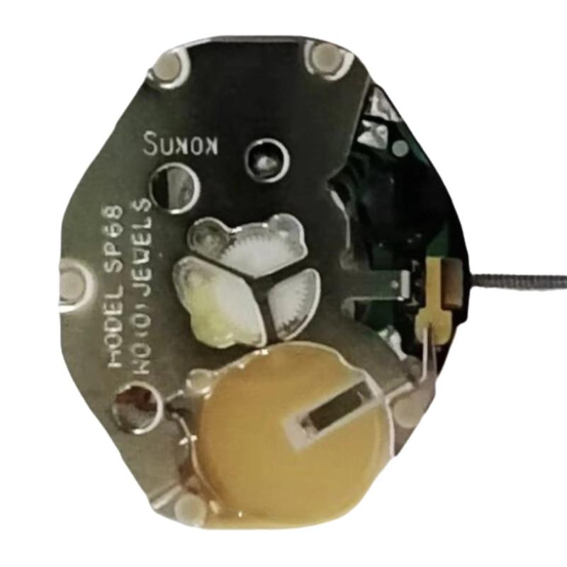 1/3/5Pcs New SP68 Quartz Movement Sweep Second Continuous Second 3-Hand No-Date Watch Movement Repair Parts