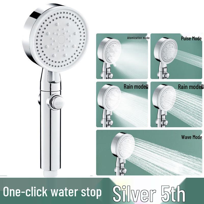 

Pressurized Handheld Shower Head