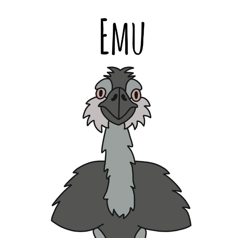 

Cartoon Cute Funny Animals Abstract Simple Strokes Poster Canvas Painting Print Art Picture Home Children s Room Wall Decor Gift 21cm×30cm NoFrame