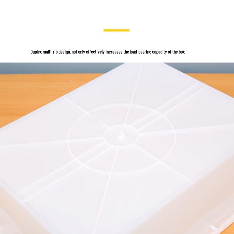 SPSR White Rectangular Food Storage Containers