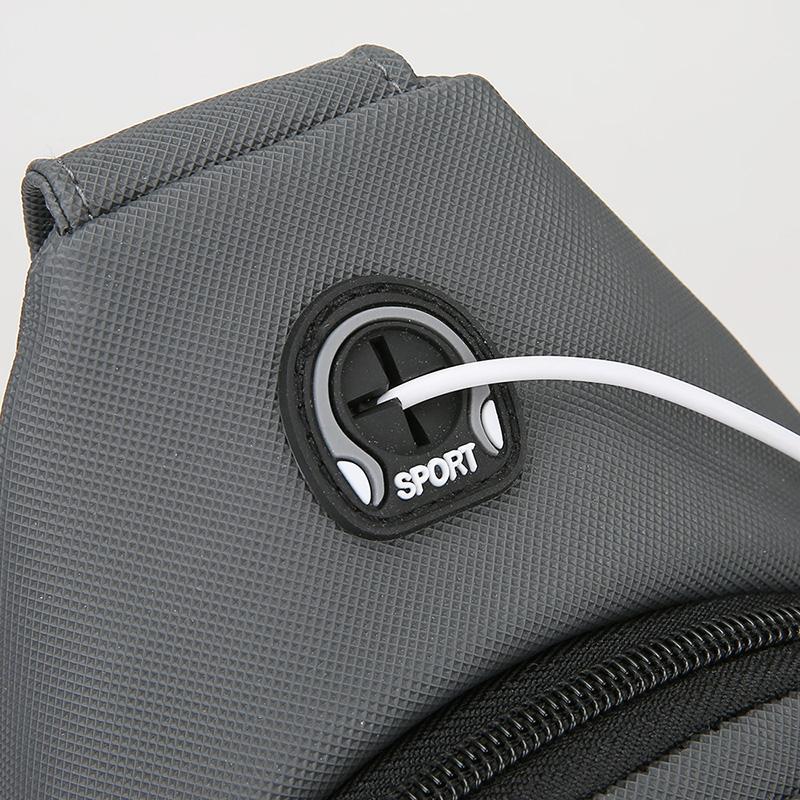 Men's Chest Bag Outer Travel Crossbody Bag Large Capacity Shoulder Bag