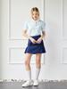 Nitina Unique Snap Pleated Skirt D/Bl