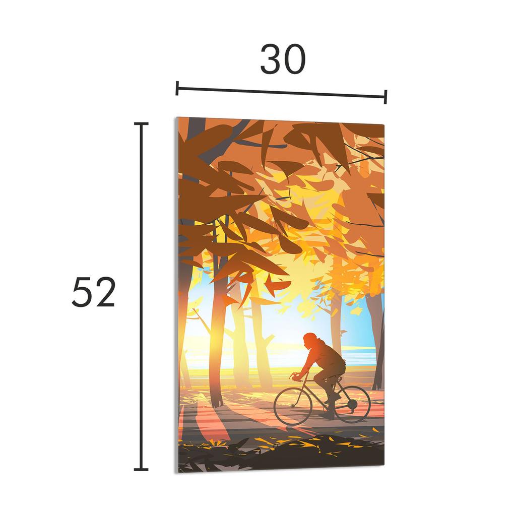 SZKLANA DESKA DO KROJENIA 30x52 Las