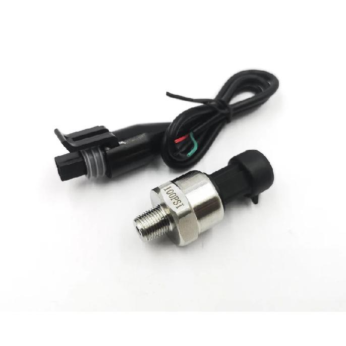 1/8NPT DC 5V Ceramic Pressure Sensor Transducer Transmitter for Water Oil Fuel Gas Air Stainless Steel 5-300psi Optional