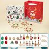 Hot Selling 24-Day Advent Calendar DIY Jewelry Surprise Box for Christmas Gifts