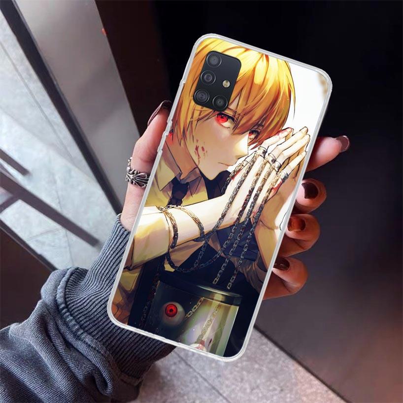 Huner X-Hunters Kurapika Phone Case For Samsung Galaxy A12 A52S A42 A32 A22 A51 A50 Note 20 Ultra 10 S10 Plus A71 A70 A31 A30 A1