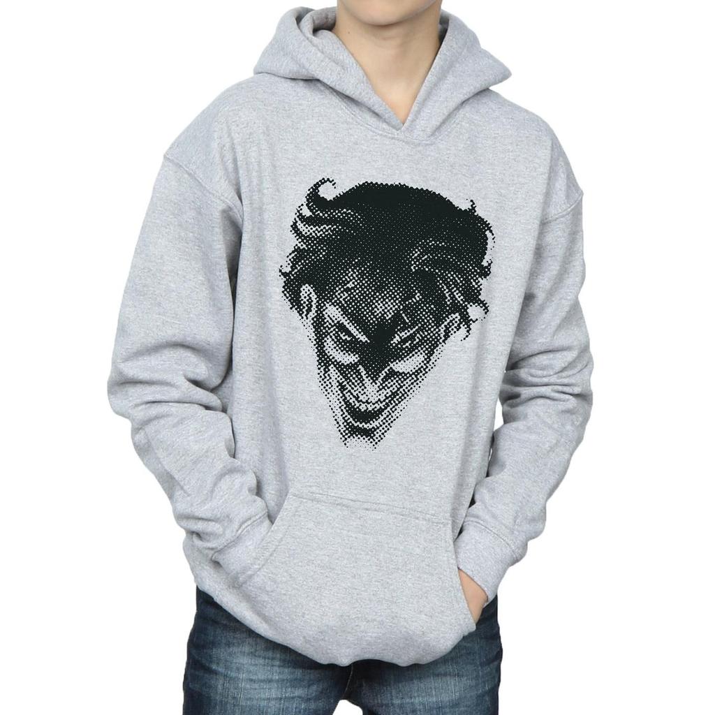 DC Comics Boys The Joker Spot Face Hoodie