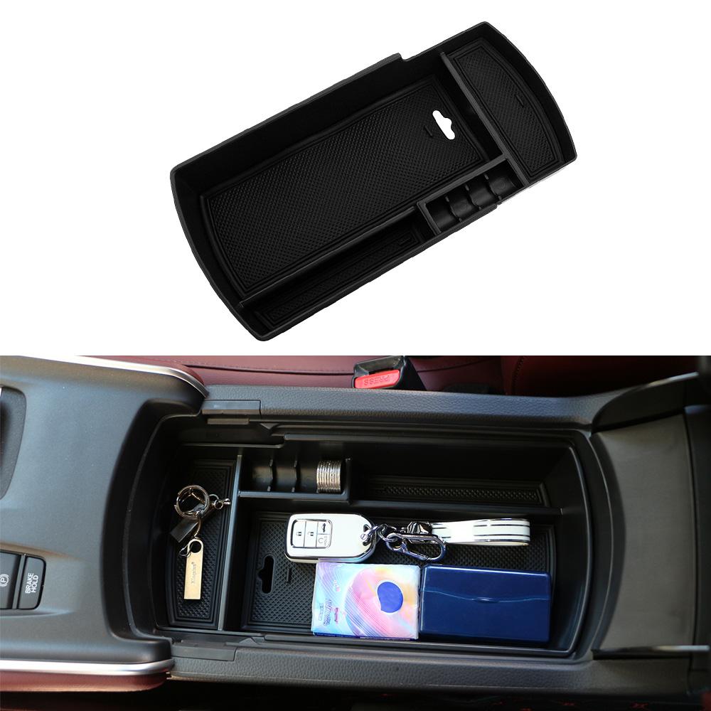 Car Center Console Armrest Storage Box for Honda Accord 10th Gen 2018 2019 2020 2021 2022 ABS Tray Insert Organizer Glove Pallet