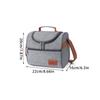 One-shoulder Lunch Box Toast Bag Portable Insulation Single-layer Large Capacity Food Hiking Picnic Bag