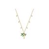 Fresh Forest Style Playful Cute Coconut Tree Collarbone Necklace Women Necklace Gold 5375301