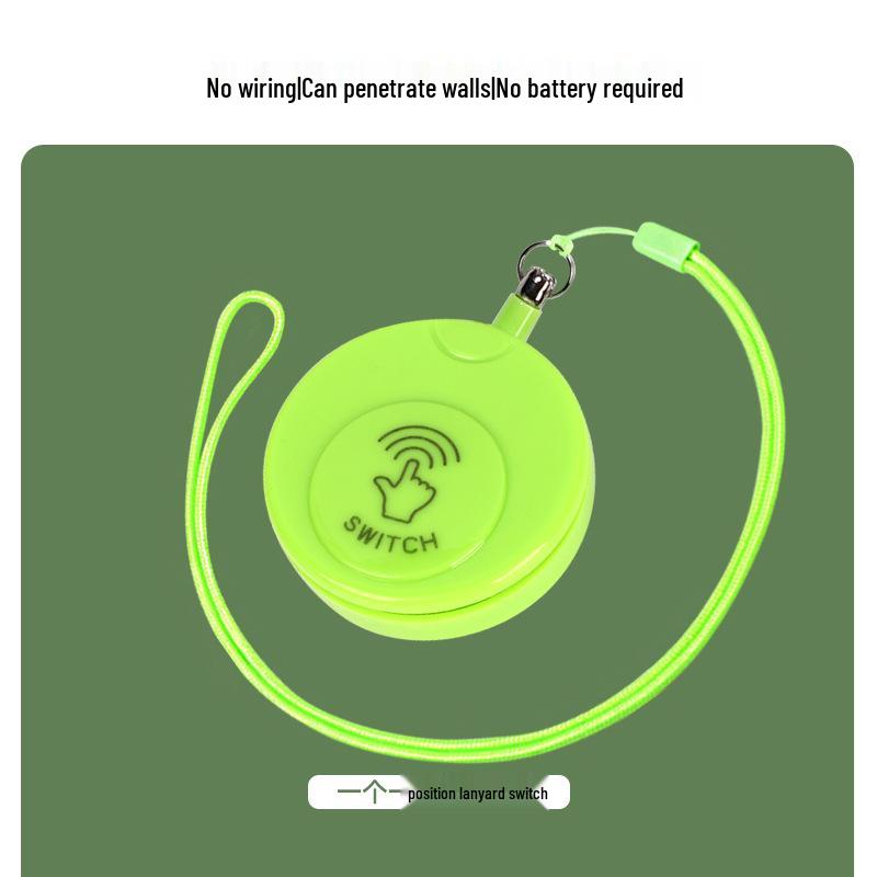 Battery-Free Wireless Switch: Easy Install, Multi-Control, Stick-On Design