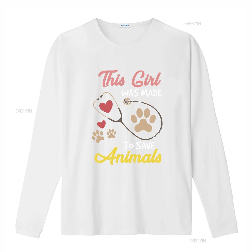 Vet Tech T Shirt Reception Veterinarian Animal Was Made To Save Animals Vintage Washed Graphic Unisex Fashion Comfortable