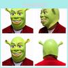 Máscara de Shrek Accesorio de Disfraz- Diseño Elástico Se Adapta a Todas las Formas de Cabeza Para Halloween Cosplay Actuación