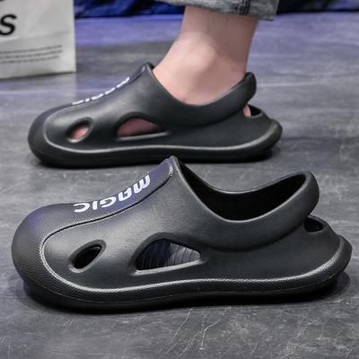 Men's Hollow-Out EVA Non-Slip Lightweight Summer Sandals Breathable Casual Beach Shoes