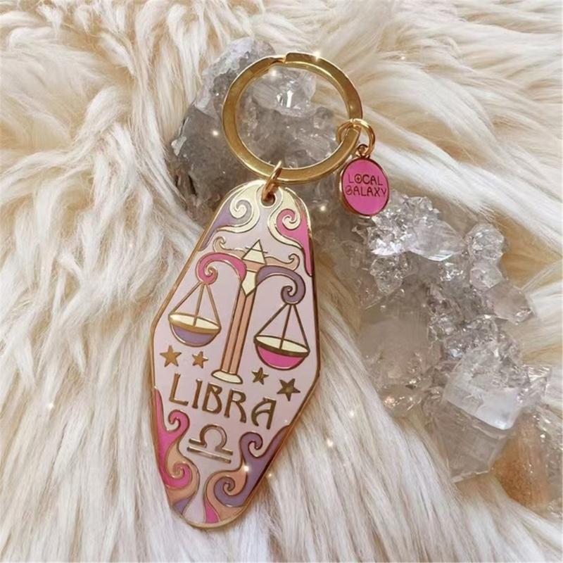 Animal Charm Themed Keychain Metal Keyring Lightweight Portable For Bag or Keys Gift Worthy Accessory