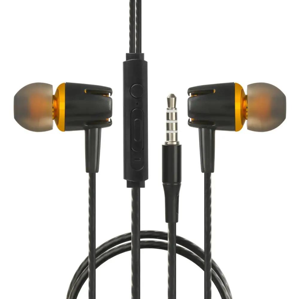 Earphones 3.5mm Sport In-Ear 1.2m Wired Control Sport Headset Wired Headphones For Huawei Honor Smartphone With Microphone