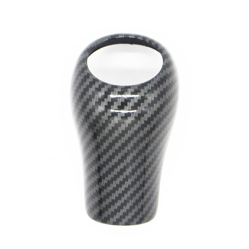 Carbon Fiber Style Auto Schalthebel Knopf Abdeckung Aufkleber für Mercedes Benz W204 W212 ACEG GLS Klasse Auto Zubehör