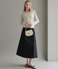 LUSIDA Rustling Pocket A-Line Skirt_2 Colors