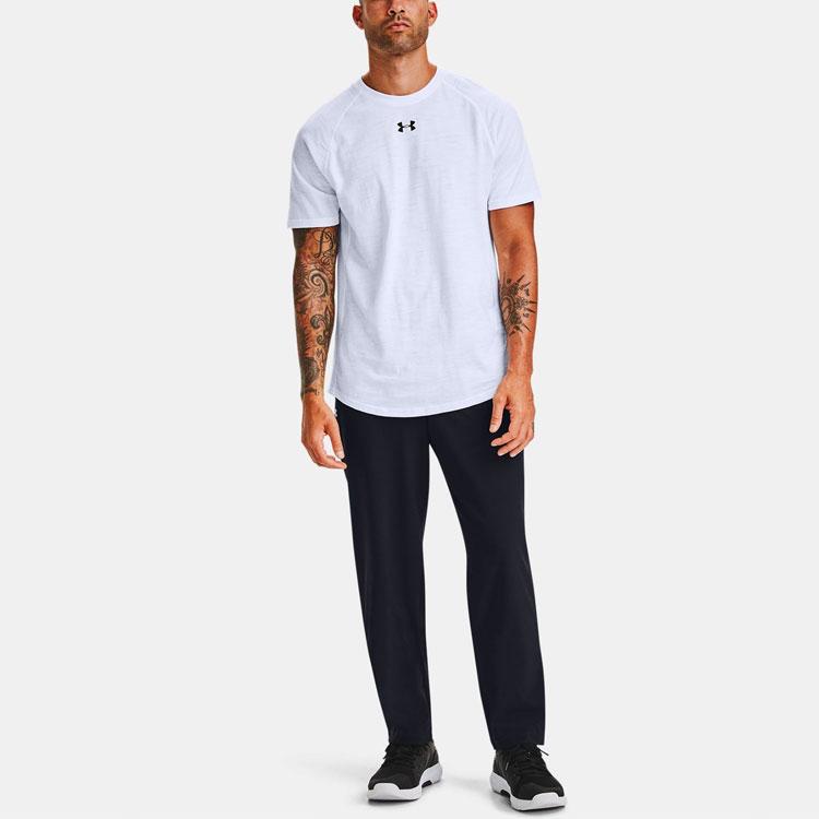 Under Armour Woven Series Fleece-Lined Casual Loose-Fit Sports Pants Men Bottoms Black 1363322-001