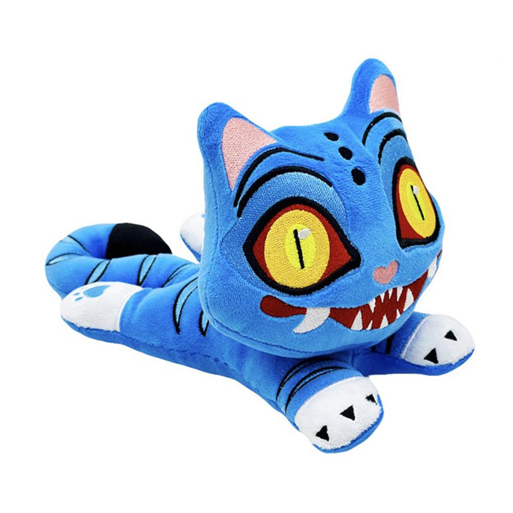 14cm Anime Kpop Demon Hunters Tiger Plush Toys Cute Blue Tiger Derpy Sussie Dolls Toy Monster Hunt Girl Group for Birthday Gifts