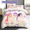Set Copripiumino Trapuntato con Fantasia Huntrix Girl Decorazione per la Casa Regalo (1 * copripiumino + 2 * federe senza imbottitura)