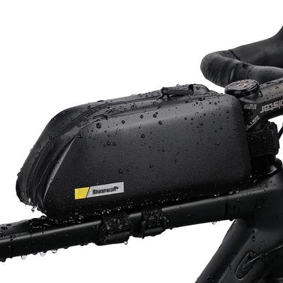 Rhinowalk Bicycle Bag Bike Top Tube Bag Bicycle Frame Bag Waterproof Stable Bike Frame Bag Bicycle Bag Professional Cycling Accessories 1.3L
