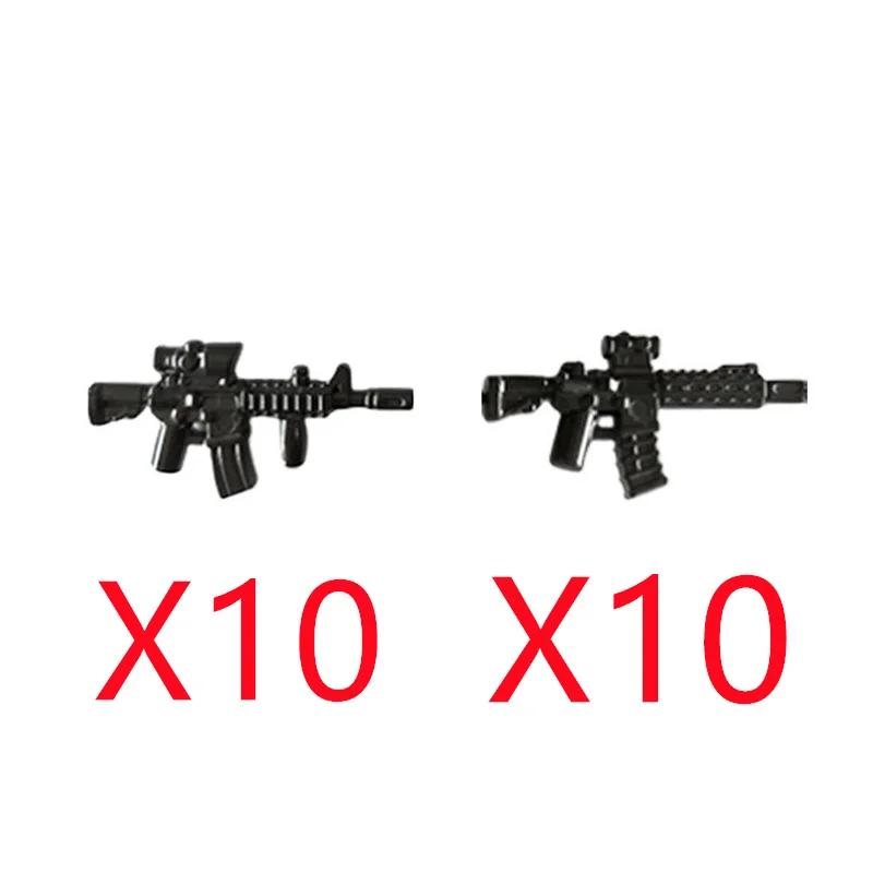 MOC Military Building Blocks Accessories Weapons Guns Special Forces Soldiers AKM Rocket Launchers Night Vision Toys Gifts X036
