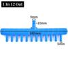 10Pcs Plastic Aquarium Air Splitter 4/5/8mm Oxygen Gas Diverter  for Fish Tank Air Pump Oxygenation