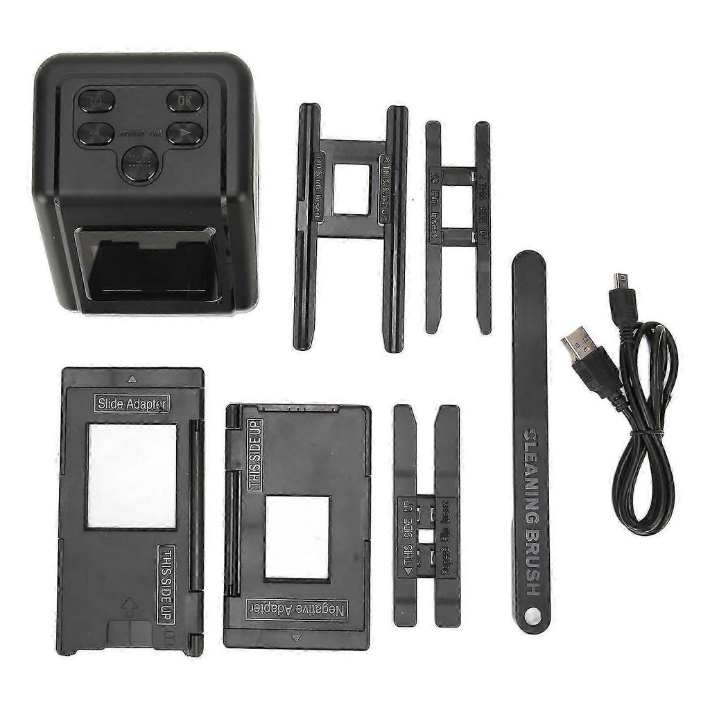 25-26 Film Slide Scanner Convert 135 126 110 Films Slides to Negatives Color Black White JPG Photos 22MP with 2.0in LCD Screen