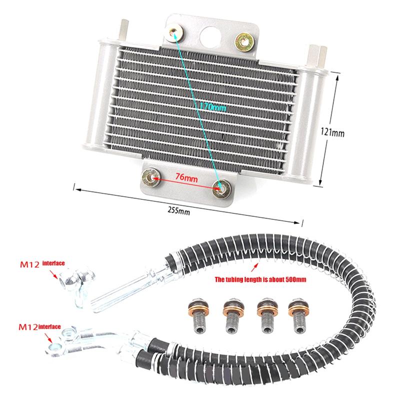 Prominent Motorcycle Radiator Engine Oil Cooler Motocross Oil Cooler Dirt Pit Bike For 150-250Cc GY6