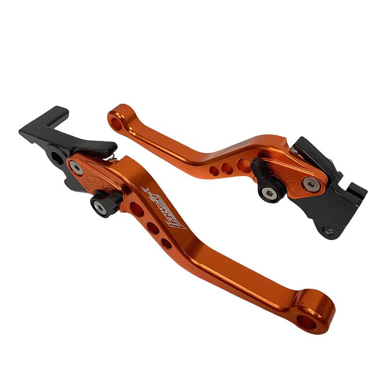Universal Motorcycle Clutch Brake Levers Motorcycle Accessories Modified Horn Adjustable Hand Drum Lever GY6 Modification CNC Throttles 2