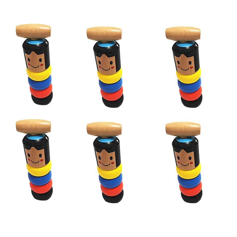 A Small Wooden Puppet Is A Novel And Interesting Toy Creative Gift.