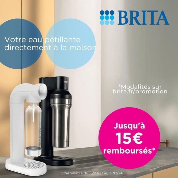 BRITA kolsyremaskin - SodaONE Vit - 1 flaska 1L och 1 CO2-cylinder ingår